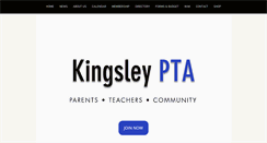 Desktop Screenshot of kingsleypta.org